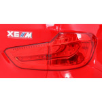 Elektrické autíčko BMW X6 - nelakované - červené